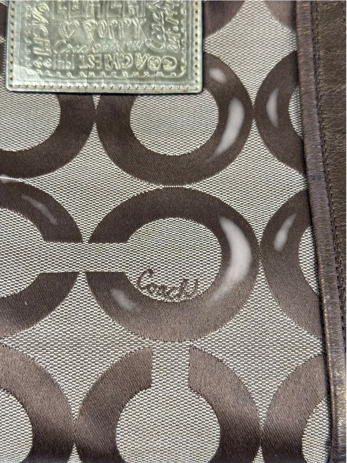 Coach Poppy Art Glam Schultertasche