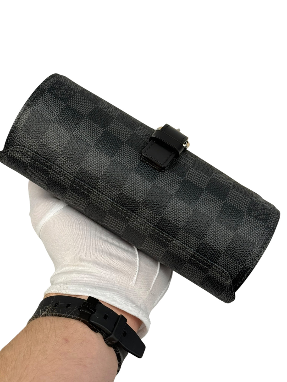 Louis Vuitton Uhrenetui Damier Graphite Canvas
