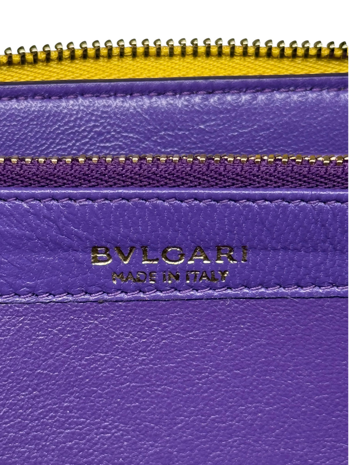 Bvlgari Ring Zip Portemonnaie