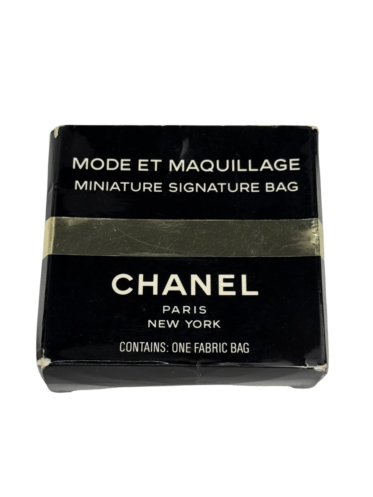 Chanel Miniature Signature Mode et Maquillage Tasche 1988