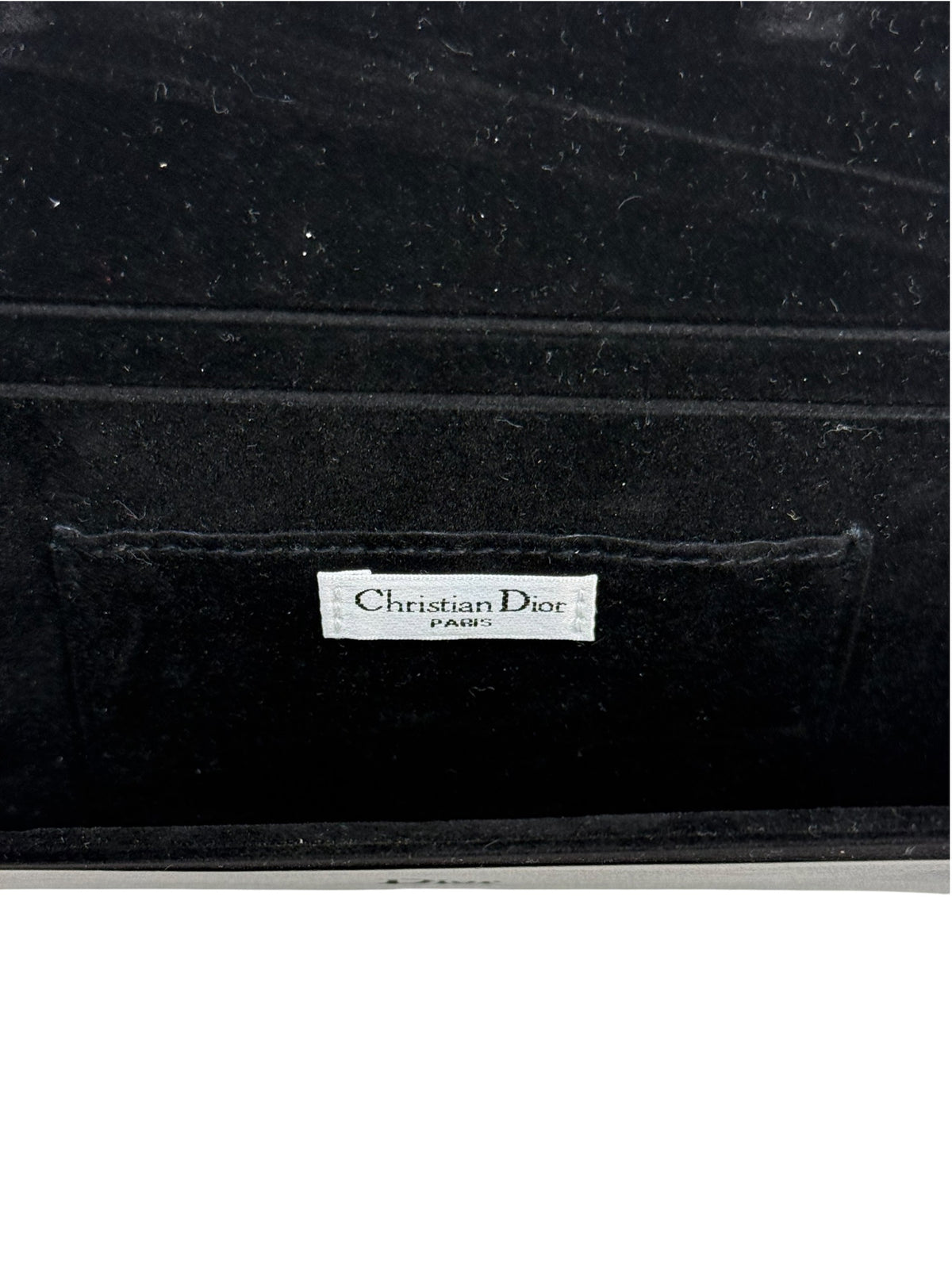 Christian Dior Brillenetui Schwarz