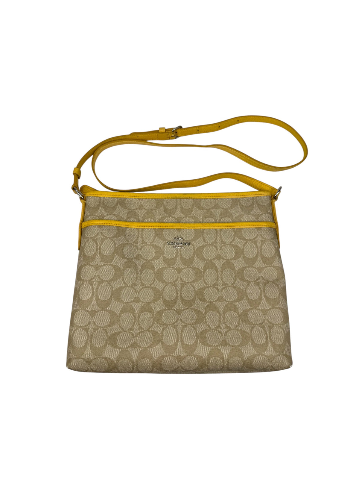 Coach Monogramm Schultertasche