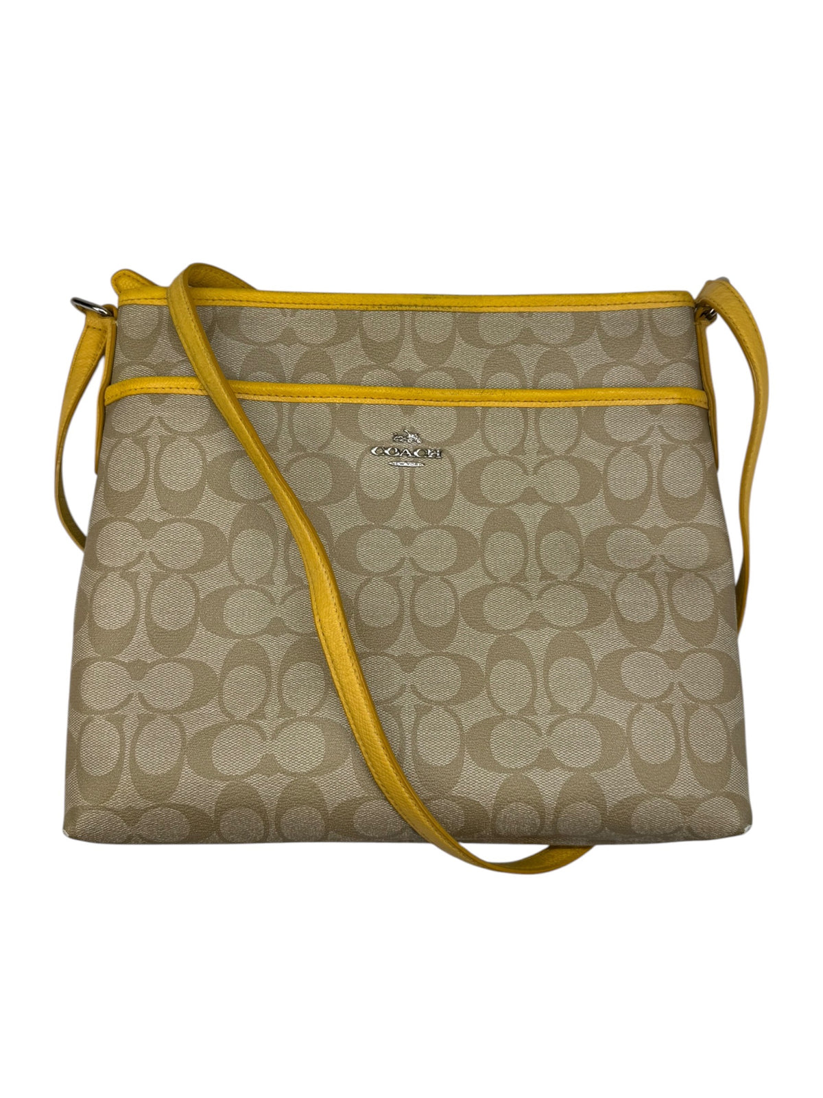 Coach Monogramm Schultertasche