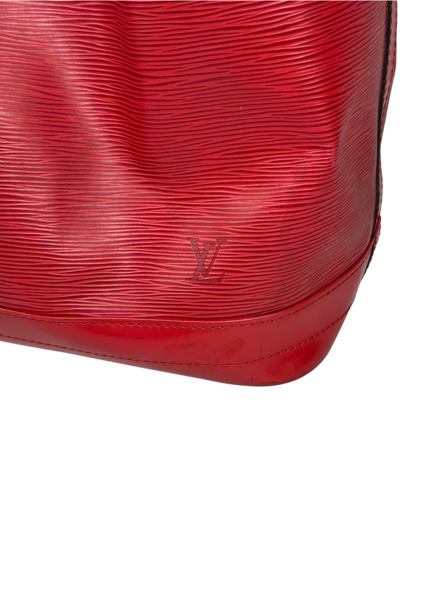 Louis Vuitton Noé Grande Epi Leder Rot Handtasche