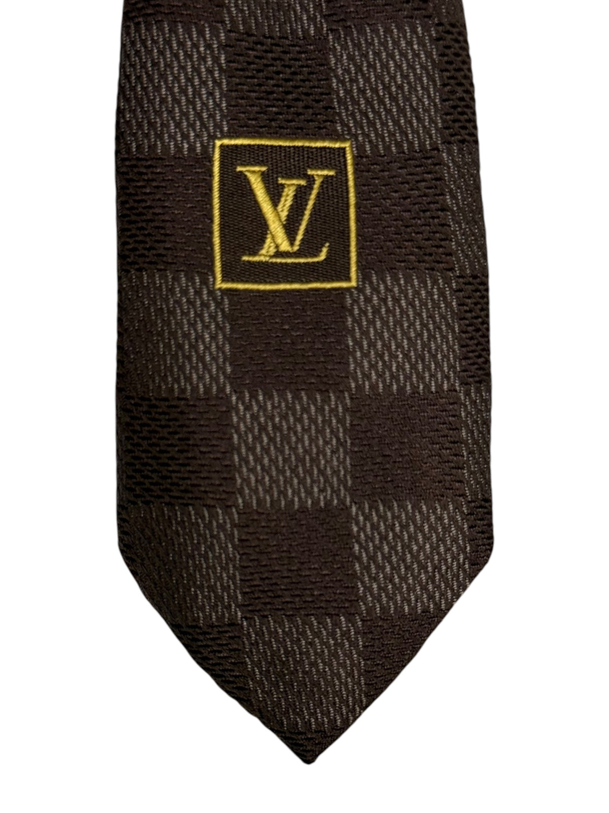 Louis Vuitton Damier Krawatte aus Seide