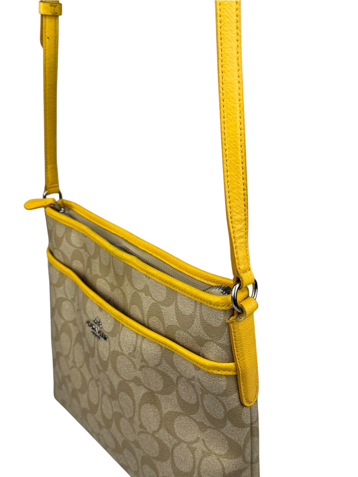 Coach Monogramm Schultertasche