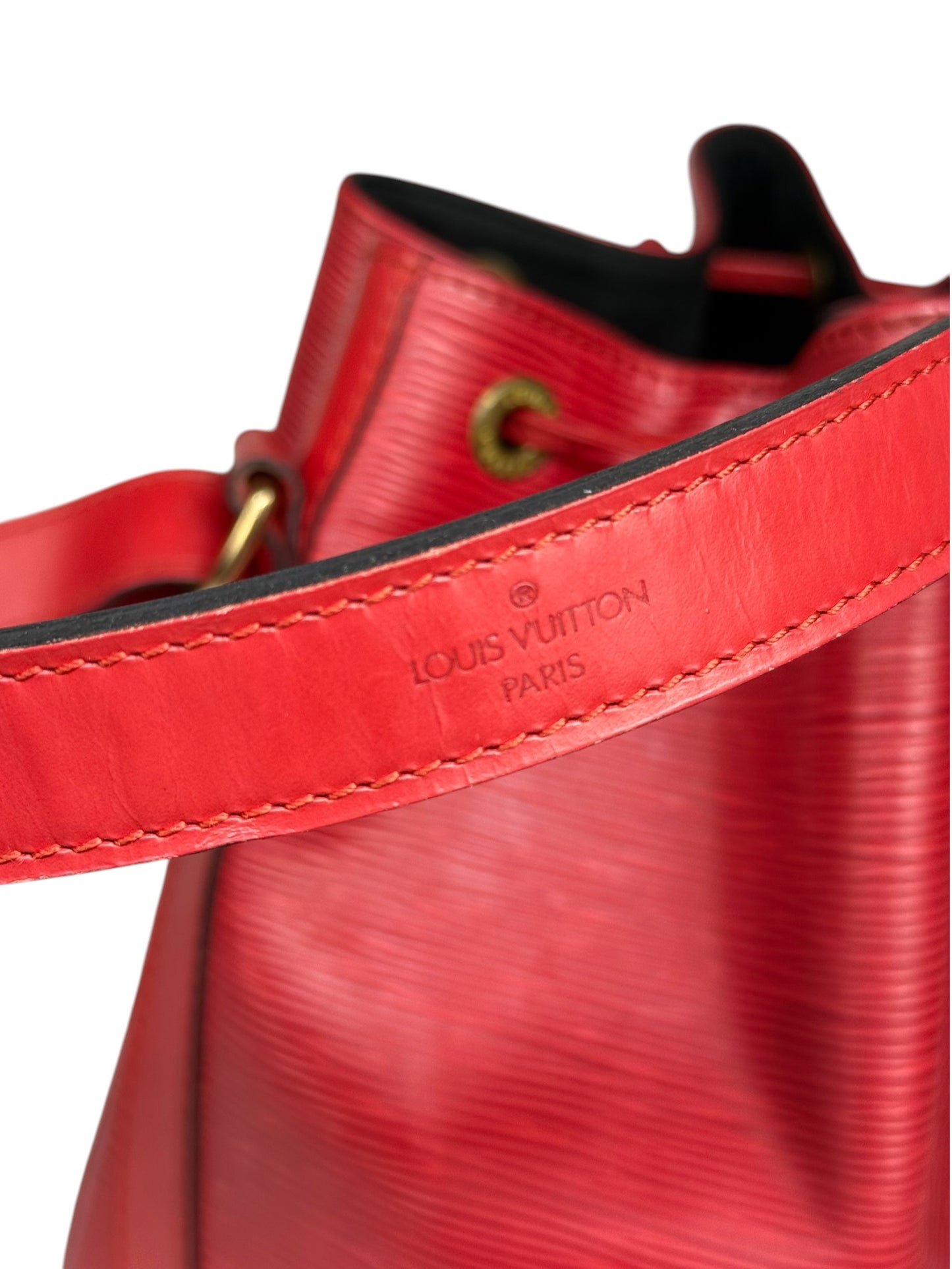 Louis Vuitton Noé Grande Epi Leder Rot Handtasche