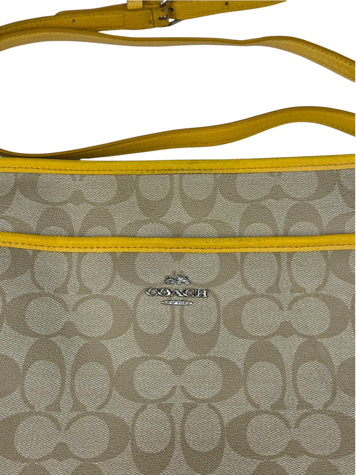 Coach Monogramm Schultertasche