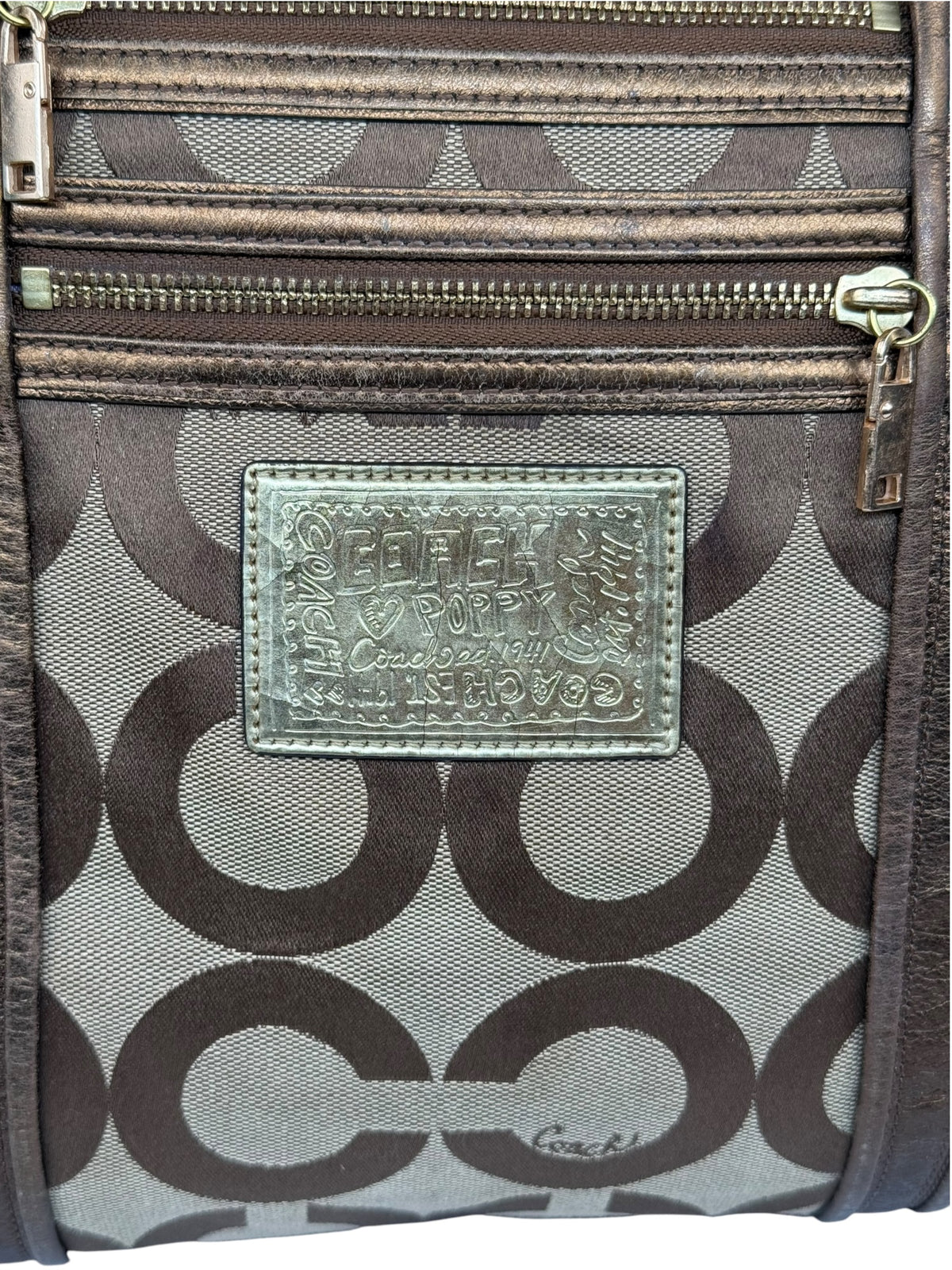 Coach Poppy Art Glam Schultertasche