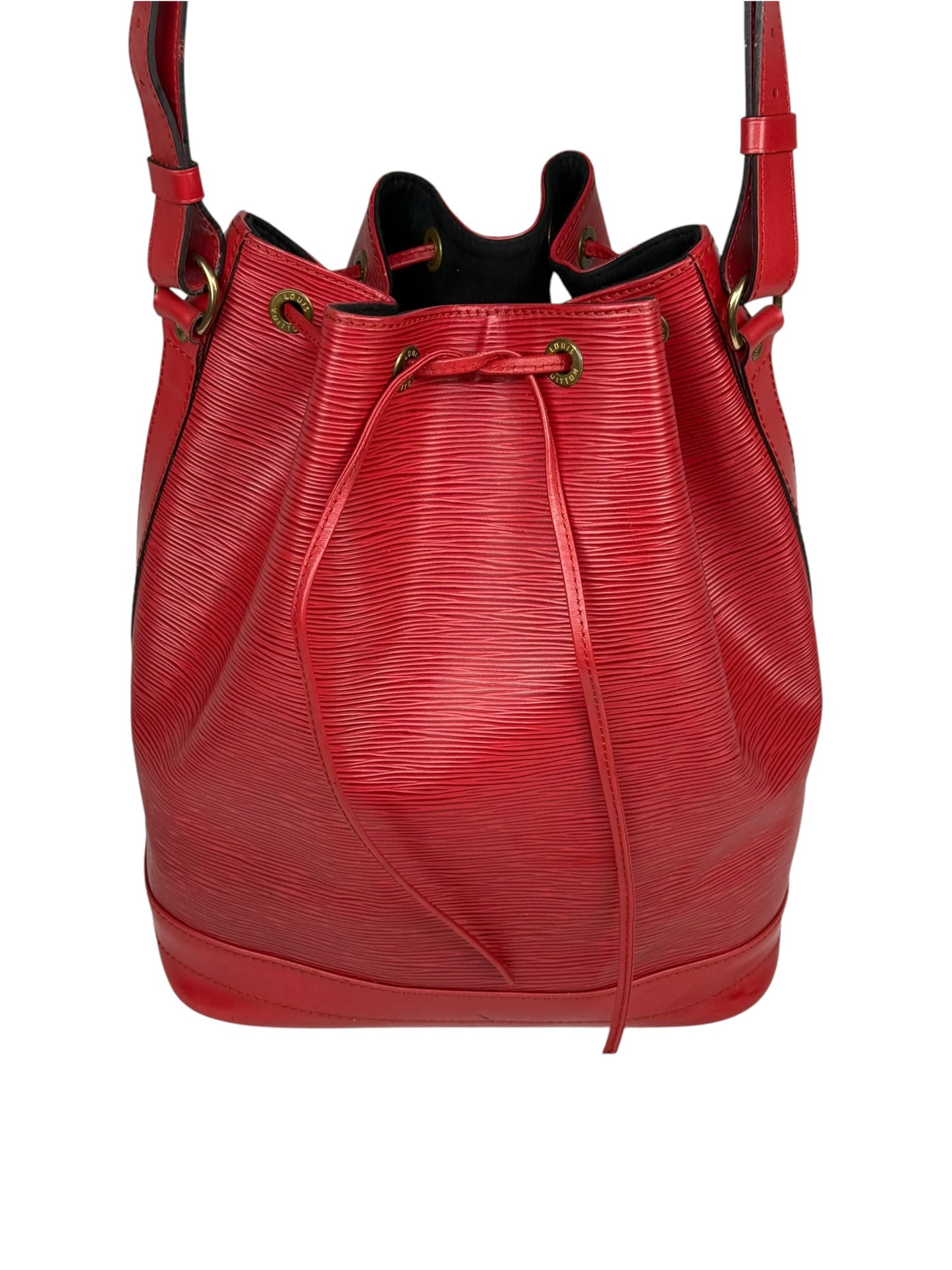 Louis Vuitton Noé Grande Epi Leder Rot Handtasche