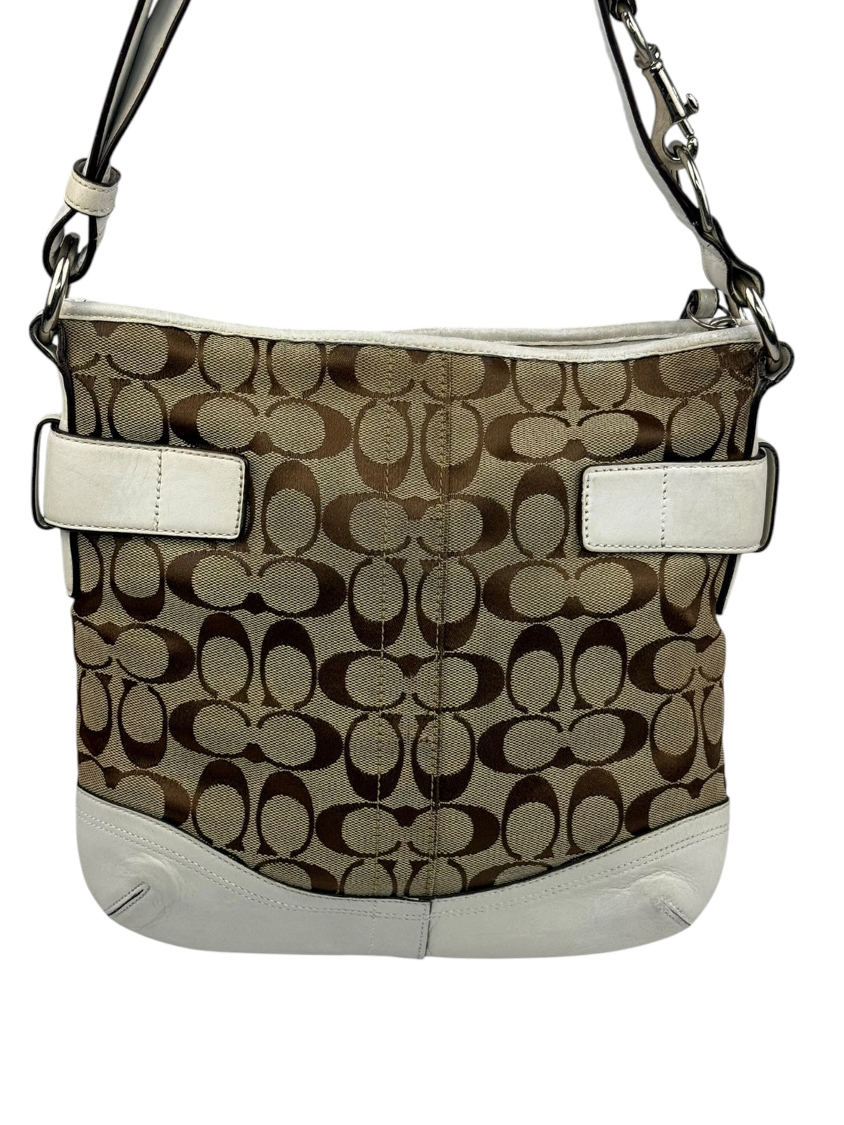 Coach Soho Signature Monogram Schultertasche