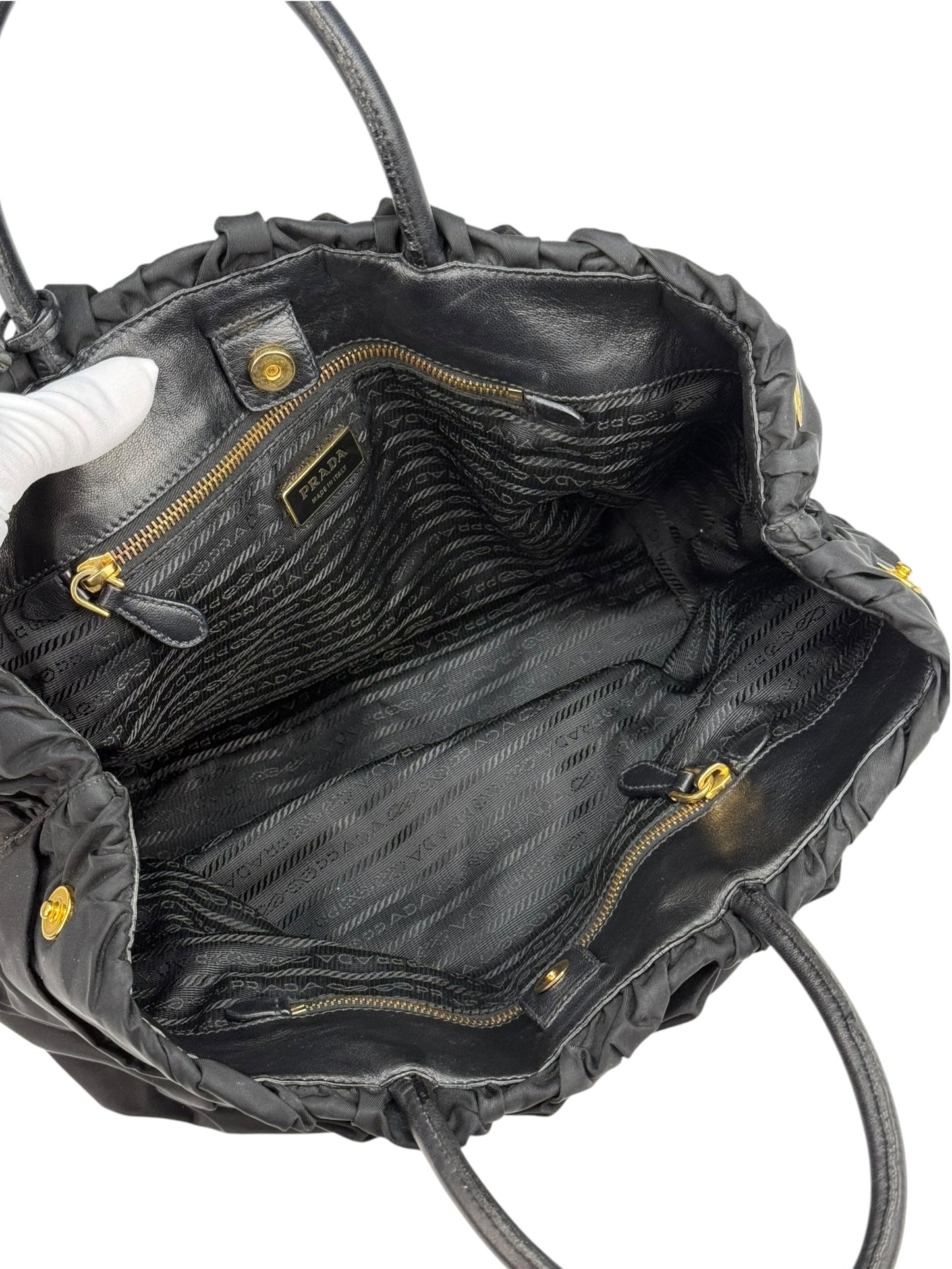 Prada Milano Tessuto Fiocco Tasche