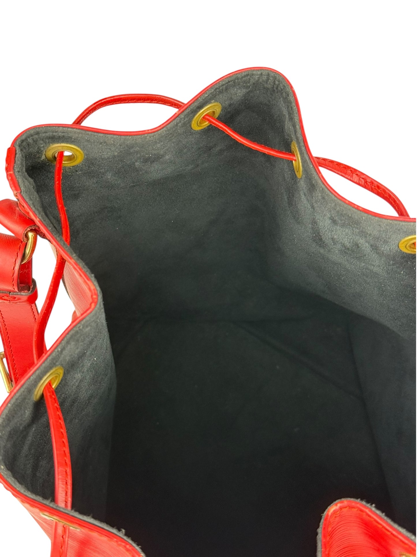Louis Vuitton Noé Grande Epi Leder Rot Handtasche