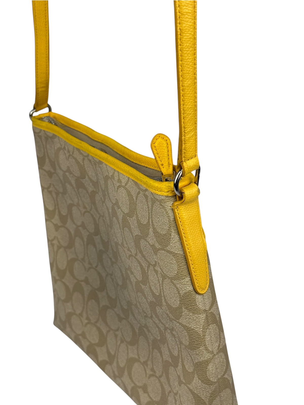 Coach Monogramm Schultertasche