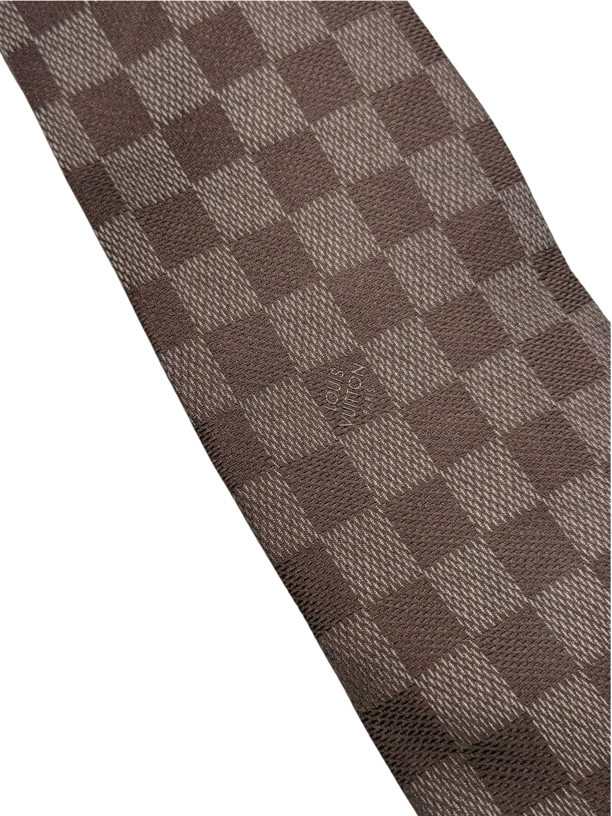 Louis Vuitton Damier Krawatte aus Seide