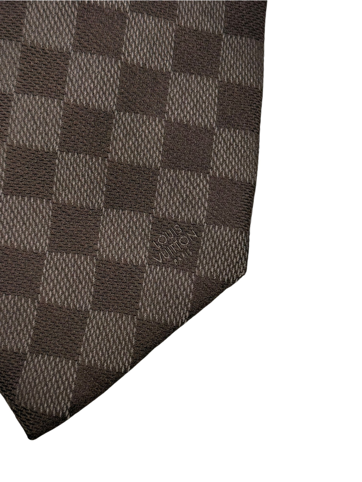Louis Vuitton Damier Krawatte aus Seide