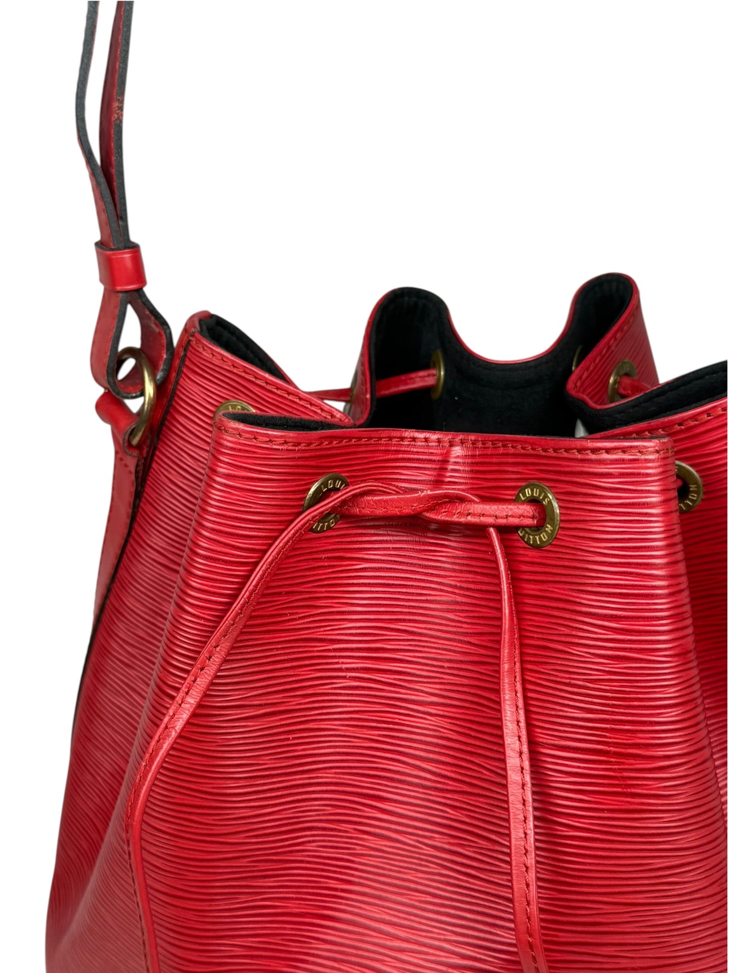 Louis Vuitton Noé Grande Epi Leder Rot Handtasche
