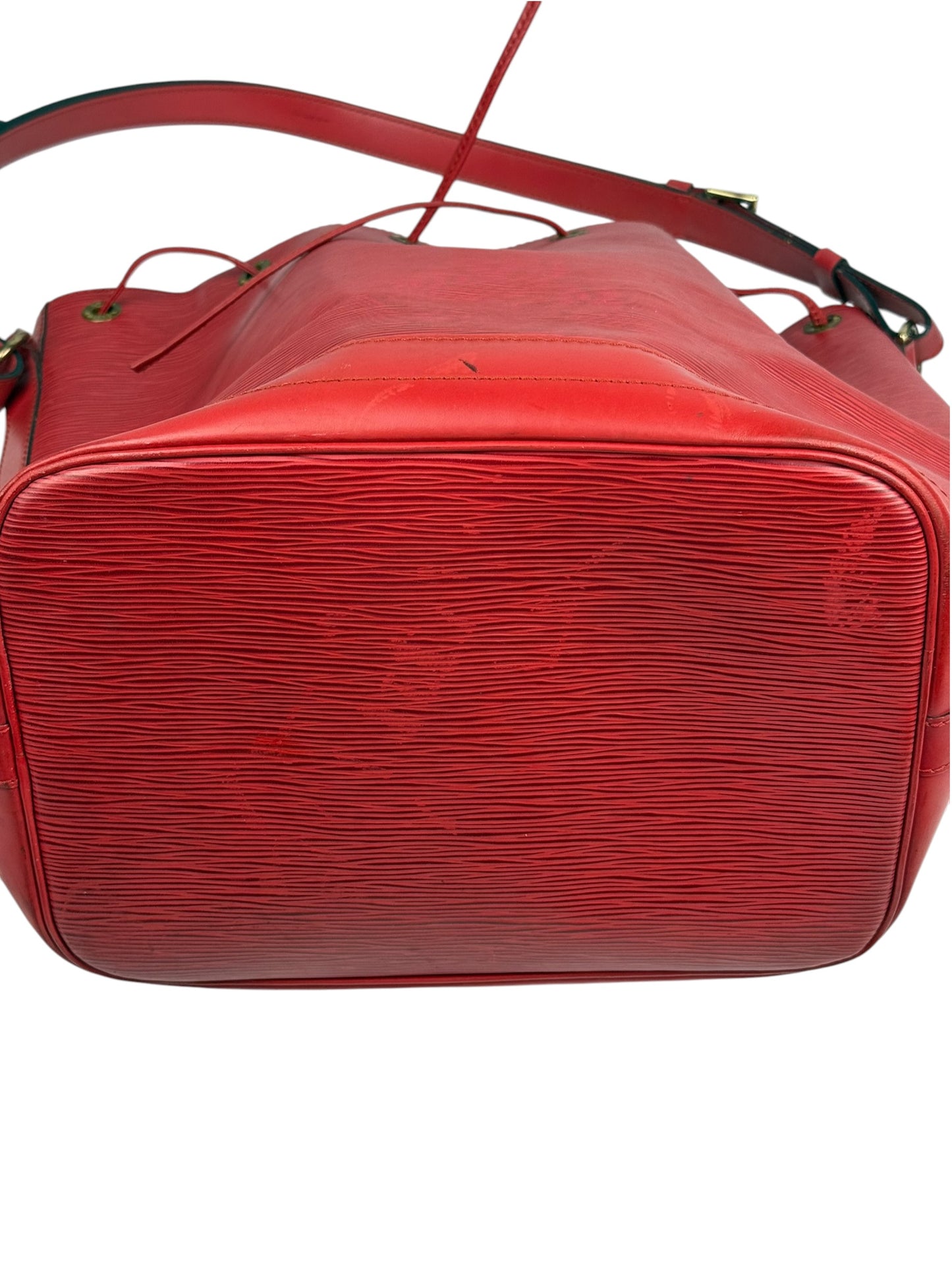 Louis Vuitton Noé Grande Epi Leder Rot Handtasche