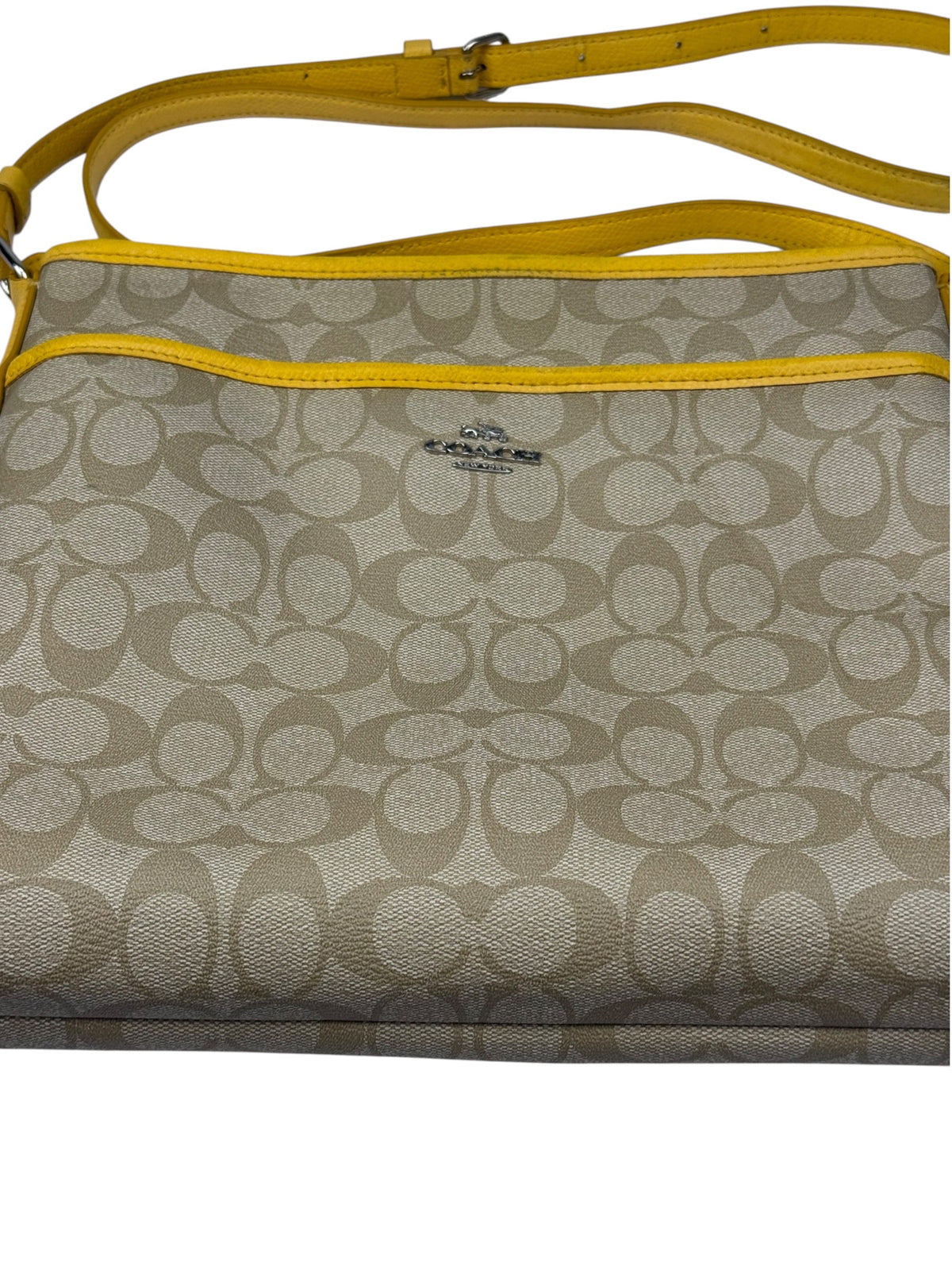 Coach Monogramm Schultertasche