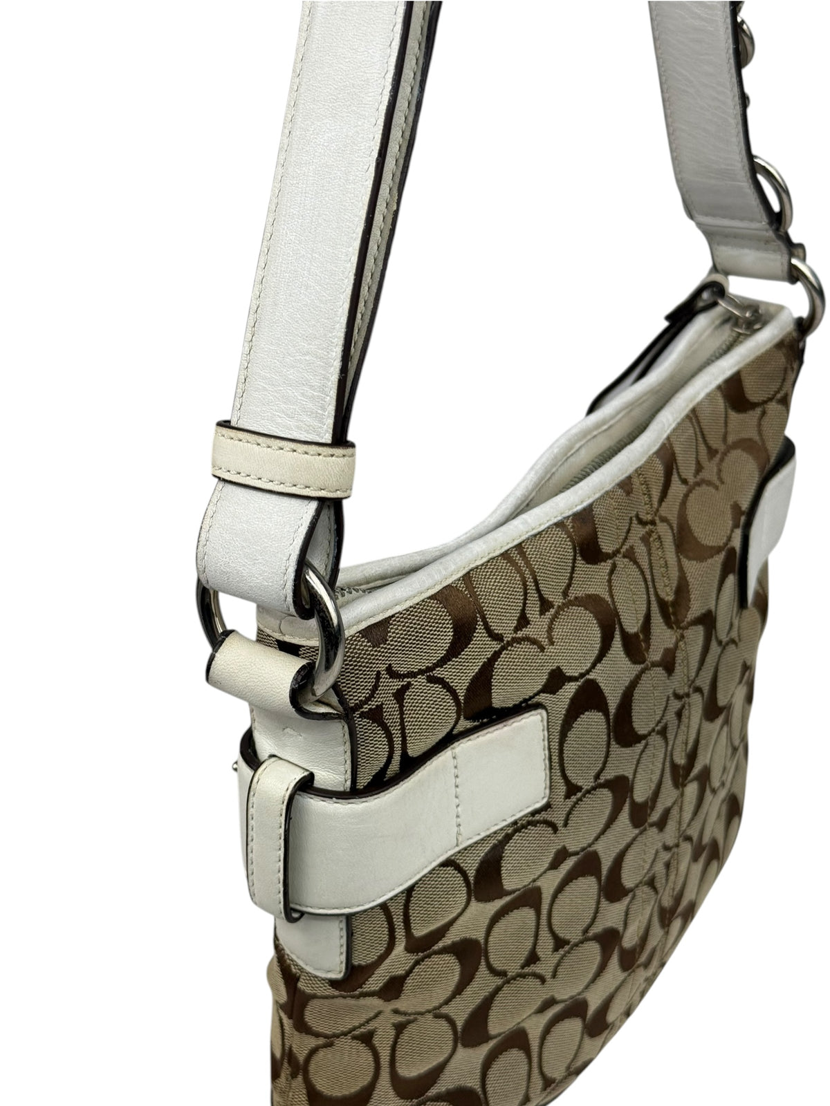 Coach Soho Signature Monogram Schultertasche
