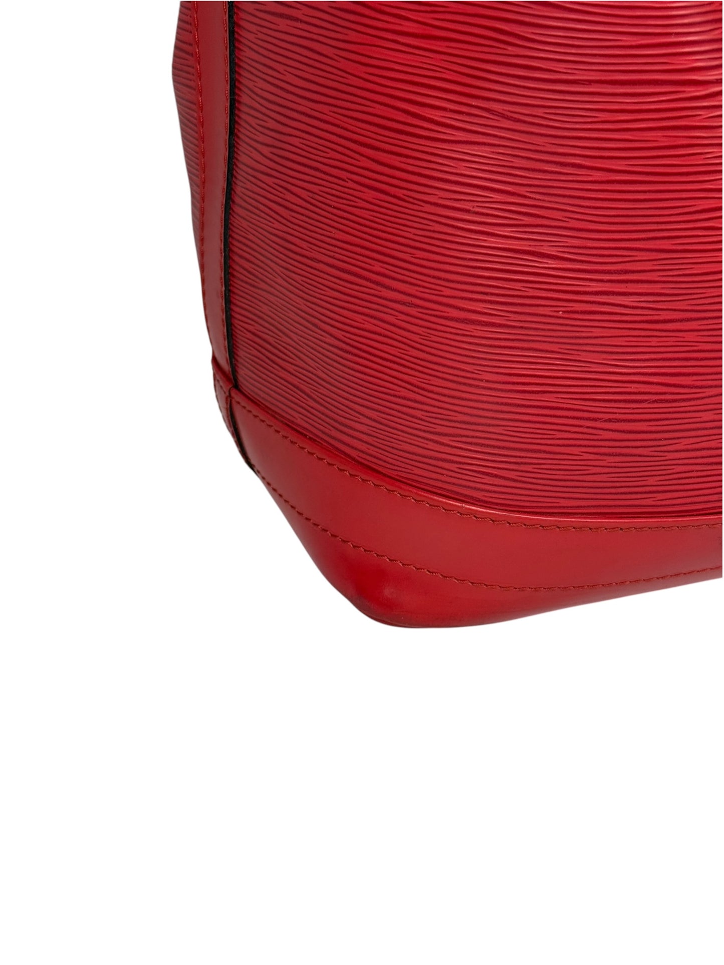 Louis Vuitton Noé Grande Epi Leder Rot Handtasche