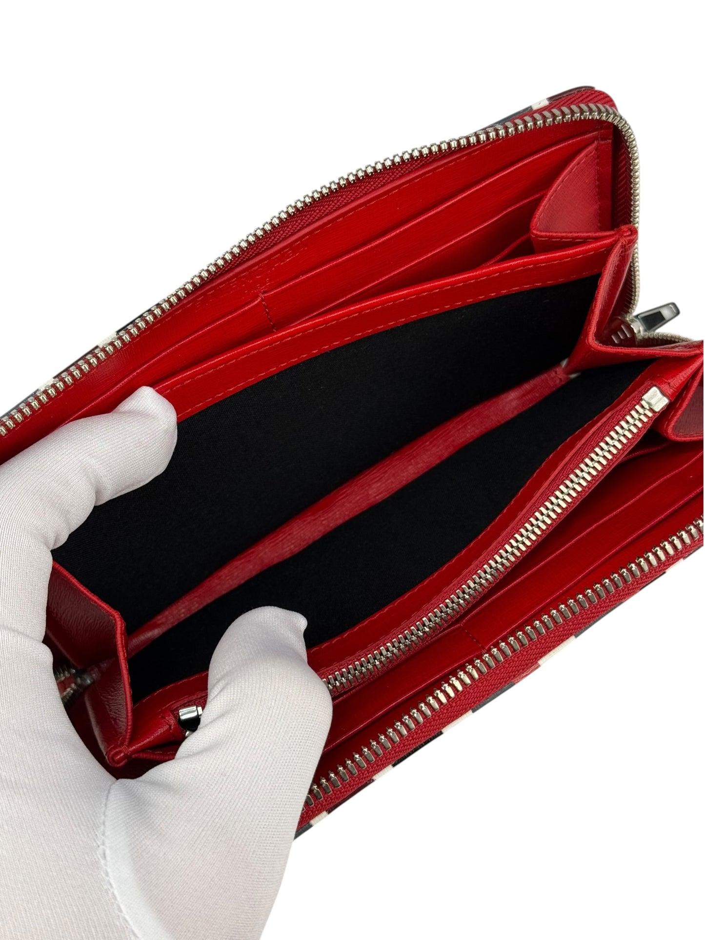 Balenciaga Damen Portemonnaie gestreift