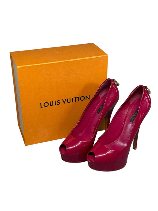 Louis Vuitton Peep Toe Heels 39