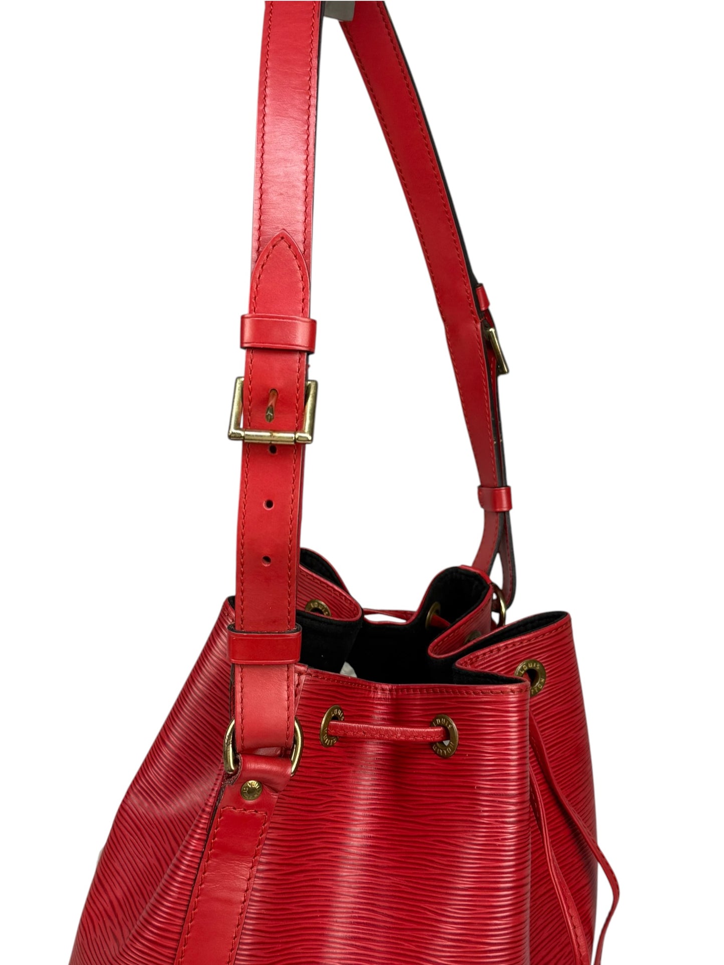 Louis Vuitton Noé Grande Epi Leder Rot Handtasche