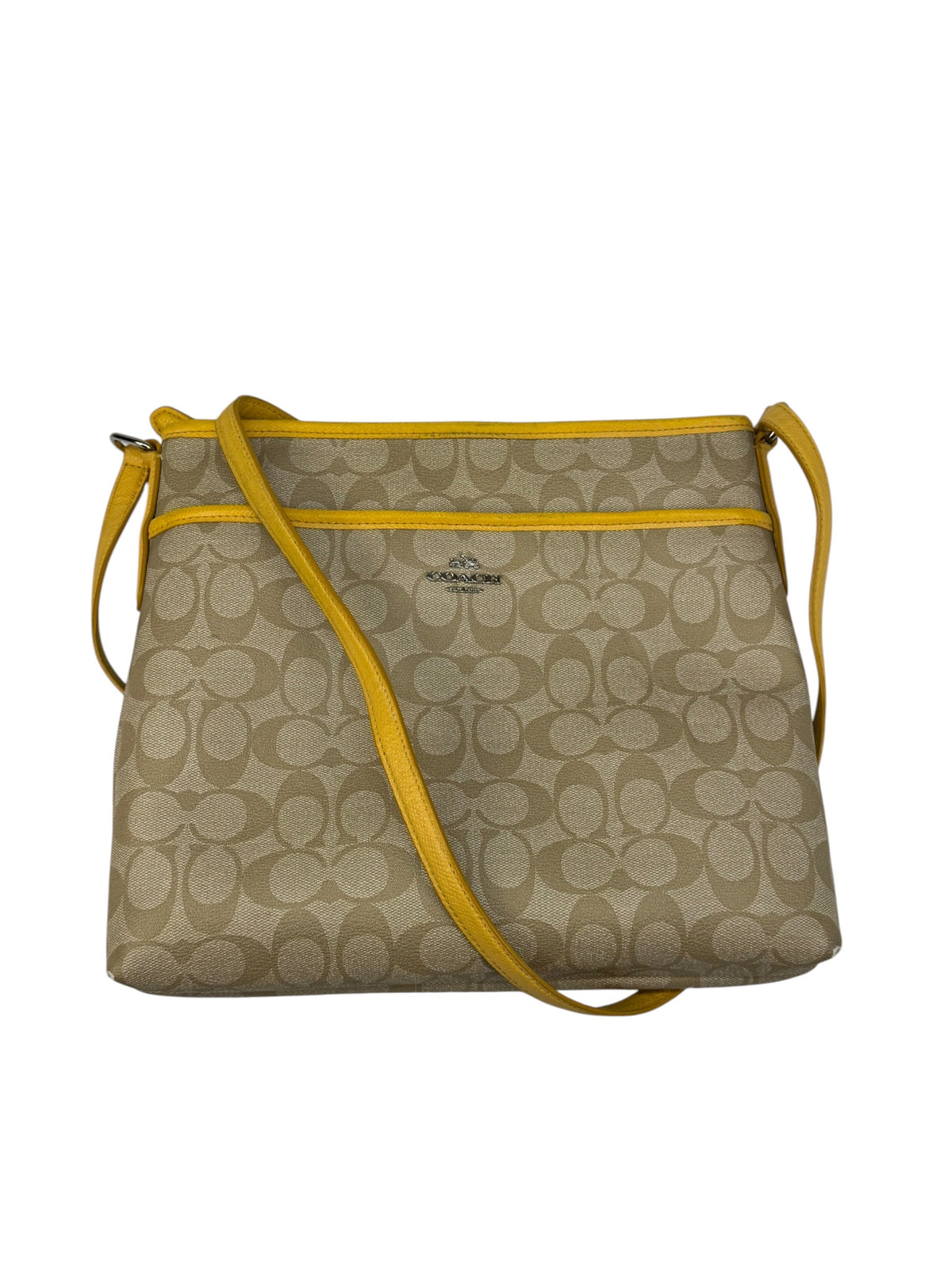 Coach Monogramm Schultertasche