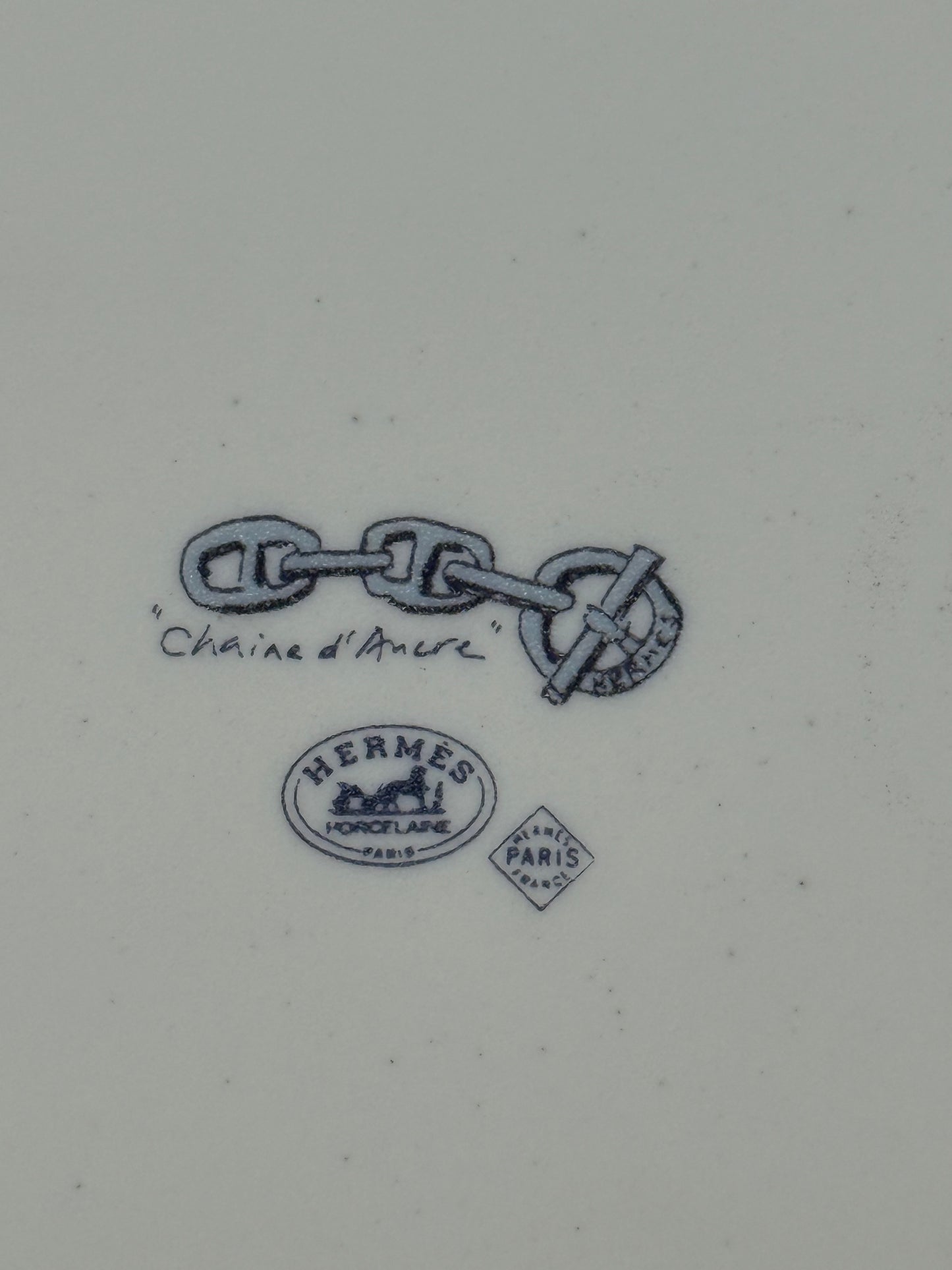 Hermès Paris Chain d‘ Ancre Ablage Porzellan