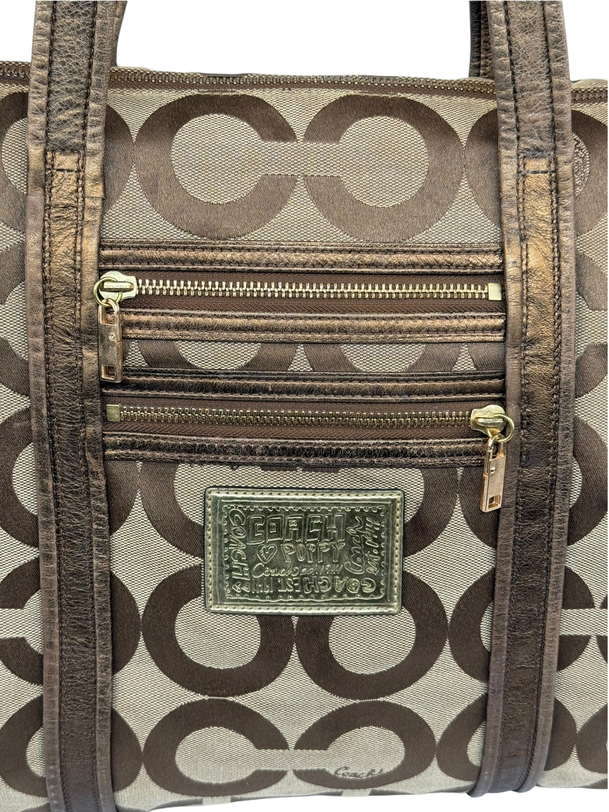 Coach Poppy Art Glam Schultertasche