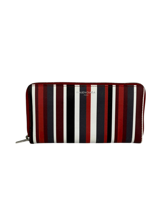 Balenciaga Damen Portemonnaie gestreift