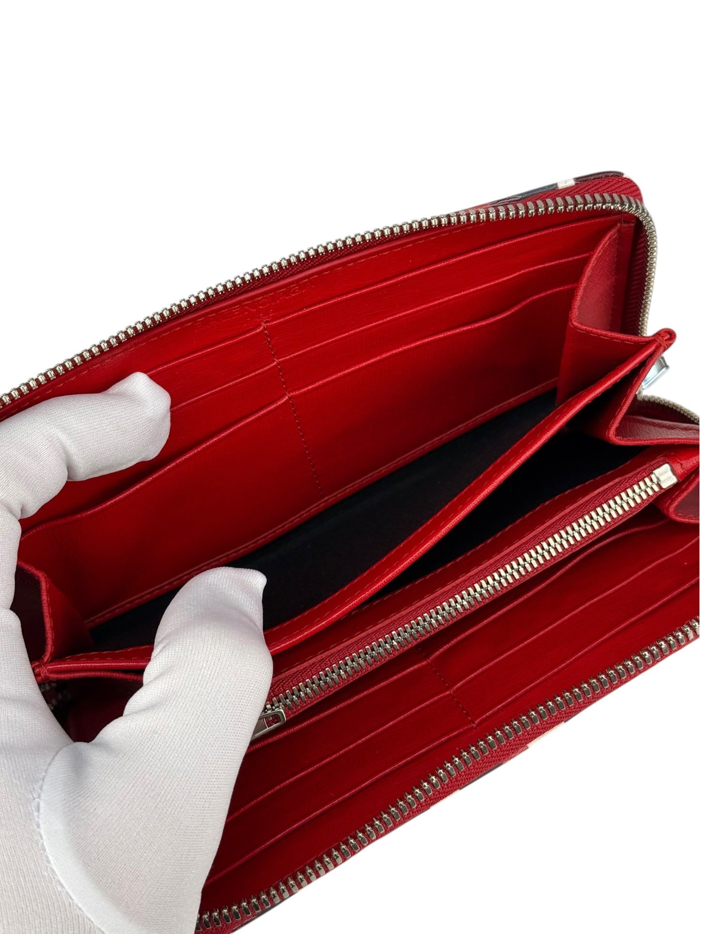 Balenciaga Damen Portemonnaie gestreift