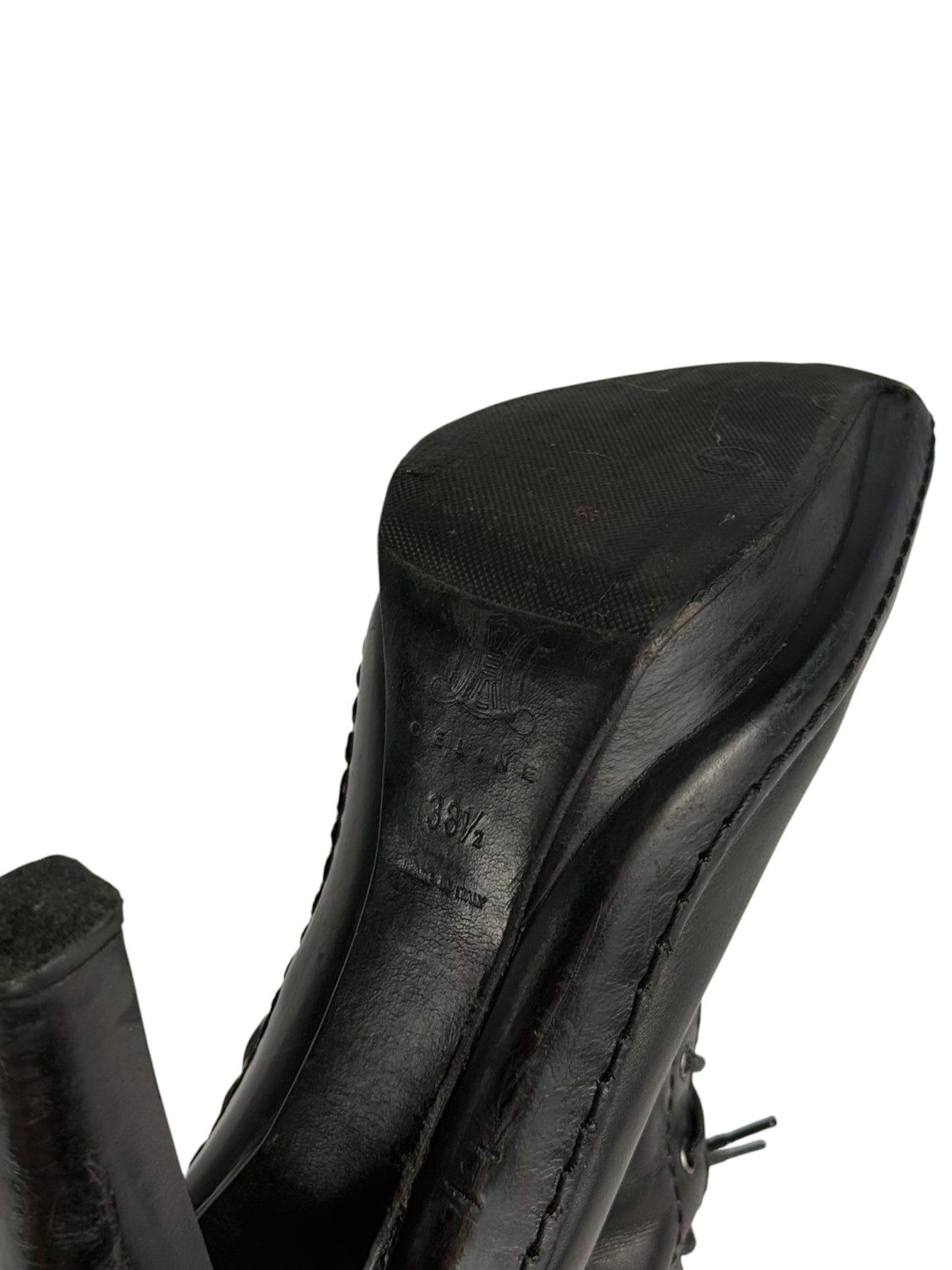 Celine Paris Lace Up Boots