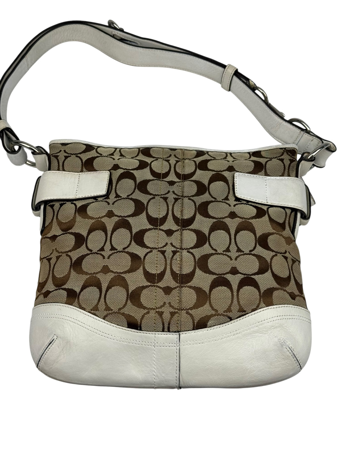 Coach Soho Signature Monogram Schultertasche