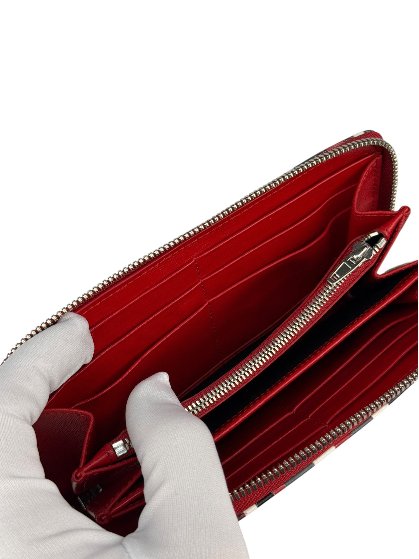 Balenciaga Damen Portemonnaie gestreift