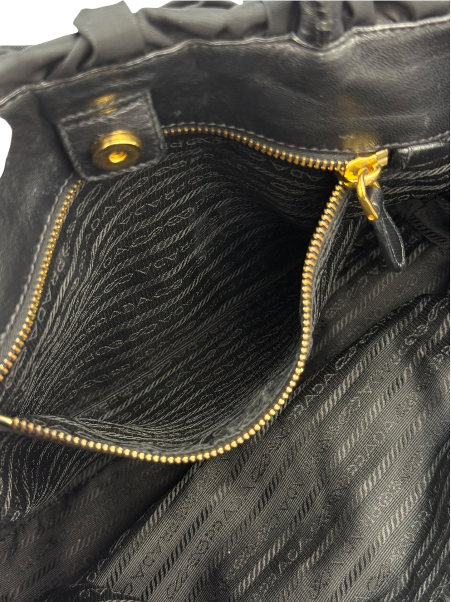 Prada Milano Tessuto Fiocco Tasche