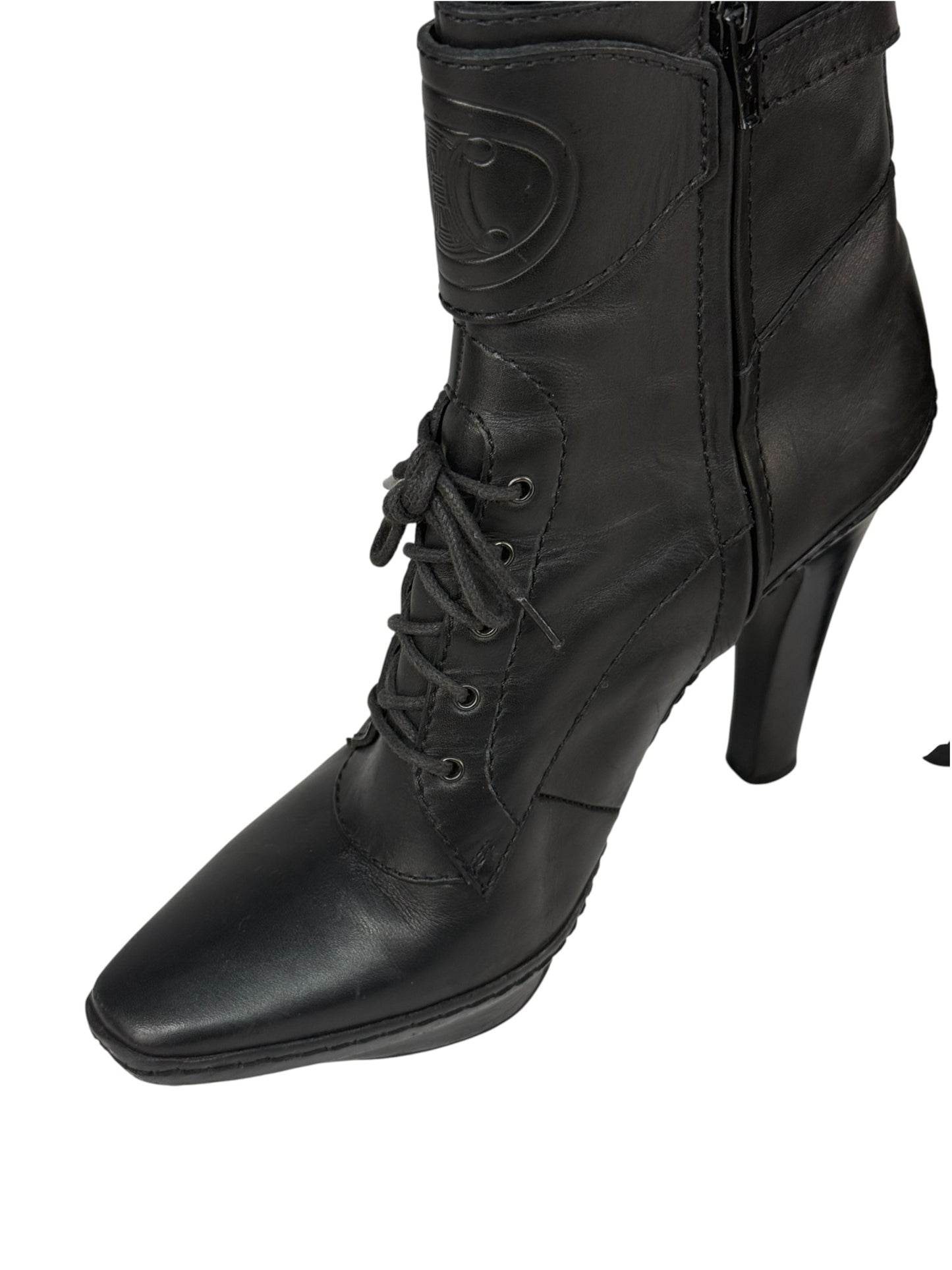 Celine Paris Lace Up Boots