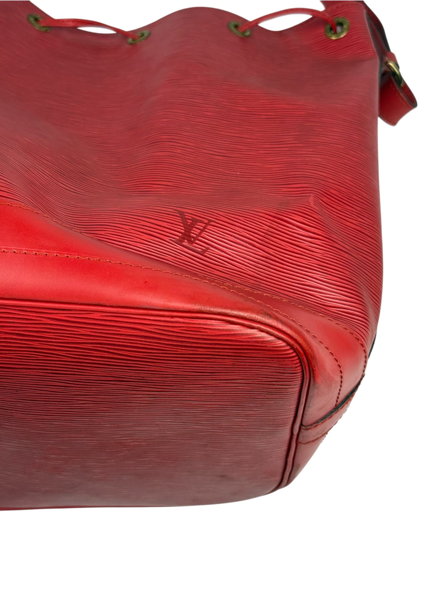 Louis Vuitton Noé Grande Epi Leder Rot Handtasche