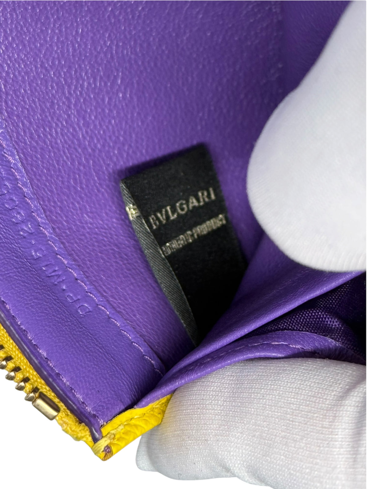 Bvlgari Ring Zip Portemonnaie